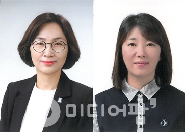 더불어민주당 비례대표 출신 김시정 시의원(사진왼쪽)이 지난 6·13 지방선거 당시 같은 당 비례대표 후보였던 곽은하 씨(사진오른쪽)의 고소로 불구속 구공판(명예훼손 혐의) 처분을 받아 재판에 넘겨졌다. 사진=미디어팜DB.