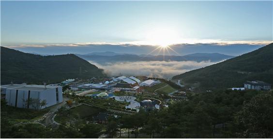 국내 최대 한방테마파크 동의보감촌.