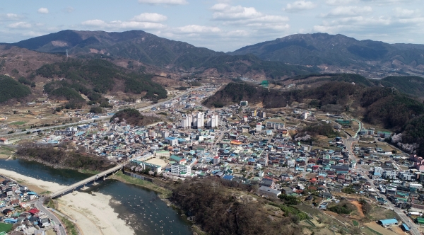 산청군 산청읍 전경