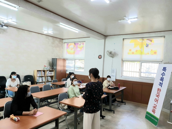 함양군건강가정·다문화가족지원센터가 지난 1일부터 특수목적 한국어교육을 과제수행 중심 수업으로 우선 진행한다.
