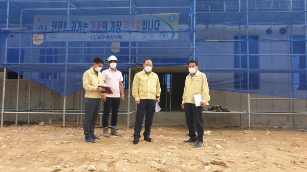 조규호 함안부군수는 지난 29일 관내 사업추진 상황을 점검했다.