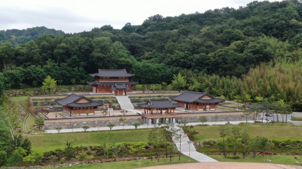 함양군 최치원역사공원 전경