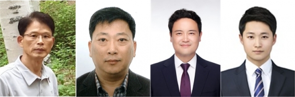 정연명 대표이사, 고명상 CTO, 김덕종 교수, 곽병수 교수(왼쪽부터)