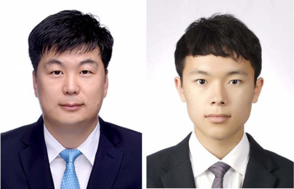 경상국립대 이우동 교수와 박사과정 황태건 씨(왼쪽부터)