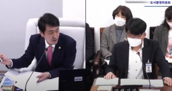 오경훈 진주시의원이 23일 진주시의 부서 간 소통부재로 불필요한 예산이 사용됐다고 지적했다.
