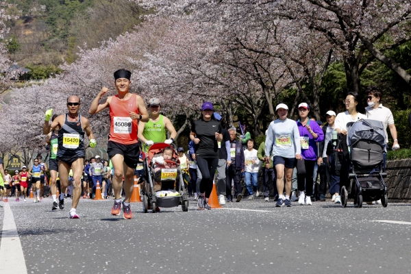합천군(군수 김윤철)은 2일 합천공설운동장 및 합천 100리 벚꽃마라톤코스 일원에서 제22회 합천벚꽃마라톤대회를 성황리에 개최했다고 밝혔다.