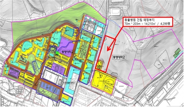 부산시(시장 박형준)-경상국립대학교(GNU·총장 권순기)-동명대학교(총장 전호환)가 공동으로 추진 중인 ‘경상국립대 대학동물병원 부산분원 건립’ 사업이 5월 31일 ‘2024년 교육부 민간투자사업 심의’에서 승인됐다.