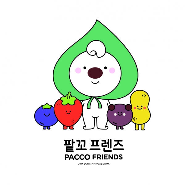 의령군 대표 특산물인 망개떡에 캐릭터가 탄생했다.