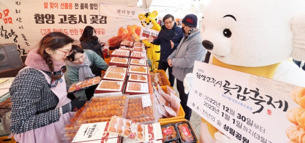 함양군은 '제8회 지리산함양고종시곶감축제'를 12일부터 14일까지 상림공원 일원에서 개최한다고 10일 밝혔다.