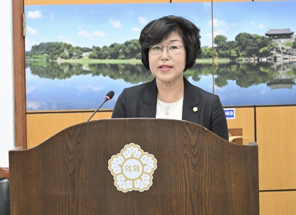 황진선 진주시의원이 대표 발의한 '진주시 웰니스 관광 육성 및 지원 조례안이 기획문화위원회 예비심사를 통과해 본회의 심의를 앞두고 있다.