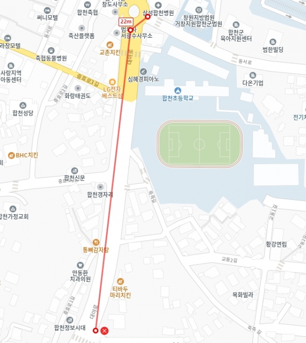 합천군(군수 김윤철)은 내달 1일부터 합천읍 합천리 일원에서 합천초등학교 전선로 지중화 사업을 착공한다고 21일 밝혔다.